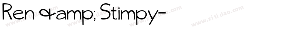 Ren & Stimpy字体转换